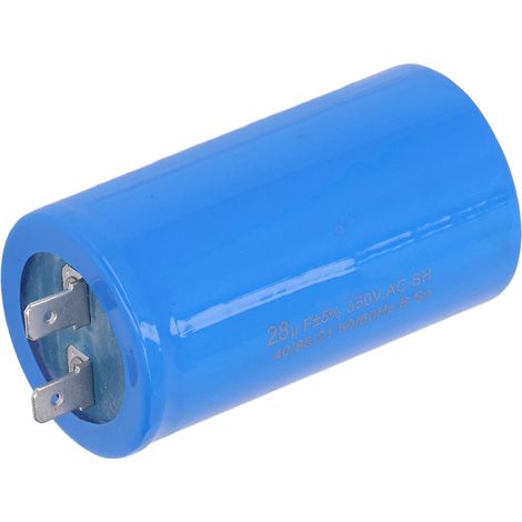 Condensateur de démarrage/fonctionnement pour moteur CBB60, 2 prises, pour générateur, pompe à air, compresseur, 50/60 Hz, 350 V CA, 28 µF