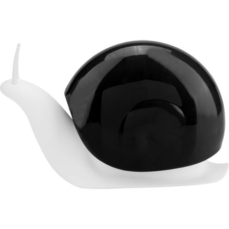 Distributeur de savon liquide et de lotion pour les mains en forme d'escargot, style pression, accessoires de salle de bain (noir) (1/5)