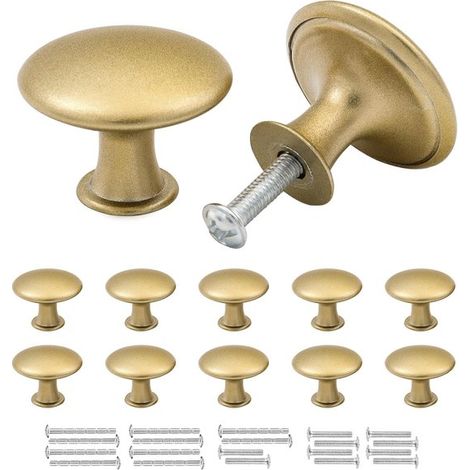 10 boutons de meuble et poignées de tiroir en acier inoxydable argenté de style vintage, mesurant 30x30x21 mm. (1/5)