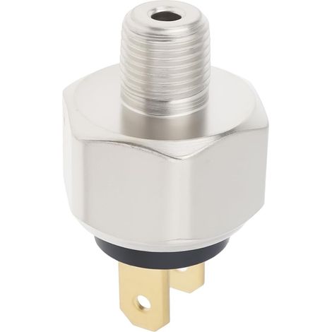1x Hydraulic Stop Switch M10x1 Compatible with Case IH Hydraulic M10x1 Normally Open 12V 24V Two Flat Terminals Durable Metal Body for Tractors (1/5)