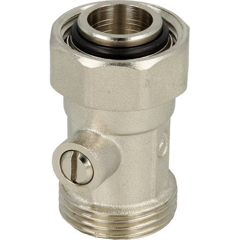 Robinet à bille simple droit 3/4’’ FF x 3/4’’ eurocône