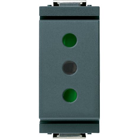 Presa 2P+T 10A P11 Grigio VIMAR 17031