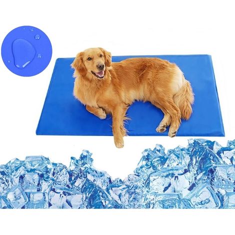Gel-Kühlmatte für Tiere 90x50 cm blau (1/5)