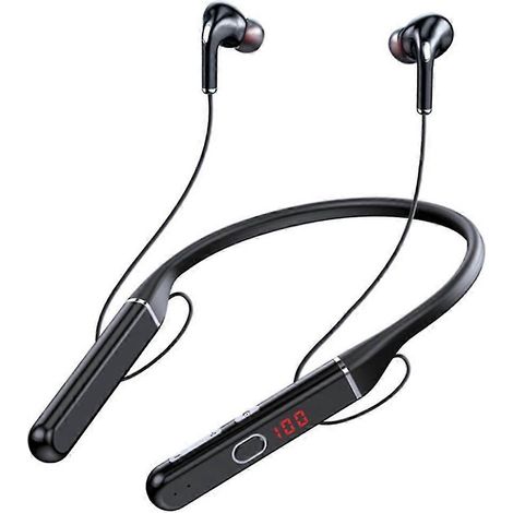 Bluetooth-Kopfhörer mit 100 Stunden Akkulaufzeit, kabelloser Stereo-Bluetooth-Kopfhörer mit Nackenbügel und Geräuschunterdrückung für Sport – JXLGV (1/5)