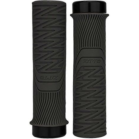 Guidon de VTT antidérapant, confortable et épais, avec poignées anti-choc noires (1/4)