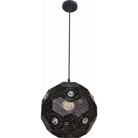 Suspension Candellux Euphoria 31-69764 noire Ø30cm E27 (1/2)