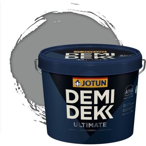Peinture Bois - DEMI DEKK ULTIMATE - Satinée - RAL 7042 - 3L (1/2)