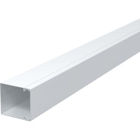 OBO Bettermann Goulotte de câblage avec perforation de fond 60x60x2000 Acier galvanisé sendzimir / revêtement plastiq..., 6248608