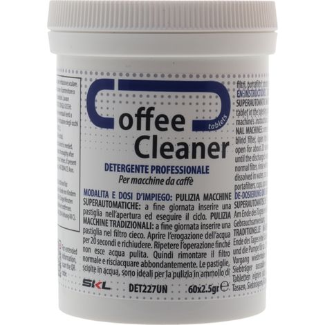 SKL 60x pastiglie capsule detergenti 2.5g macchina caffè universali rimuove residui oli grassi (1/3)