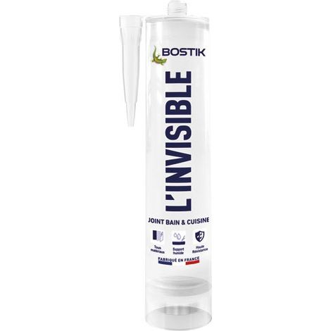 Masilla sanitaria invisible cartucho 290 ml - Bostik (Sader)