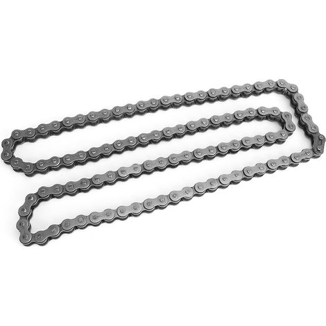 Catena per mountain bike, 102 maglie, robusta e resistente all'usura, in lega solida con assorbimento degli urti, per la sostituzione su moto da cross 90, 110 e 125cc. (1/4)