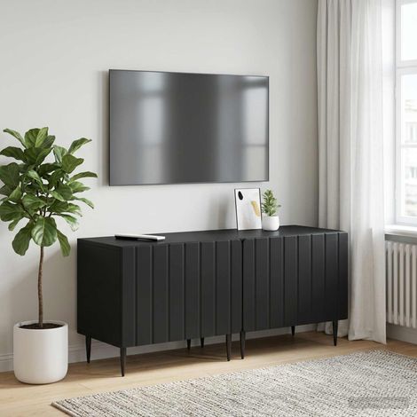 vidaXL Mobile TV Nero Legno ingegnerizzato (1/5)