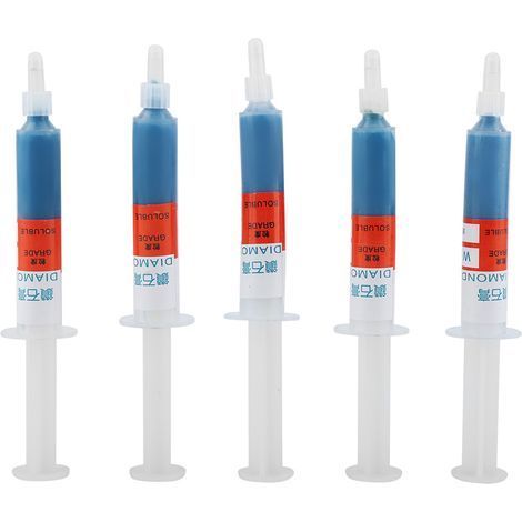 5-teiliges Set Diamantschleif- und Polierpaste, Schleifnadelrohr W5 2000 (1/5)