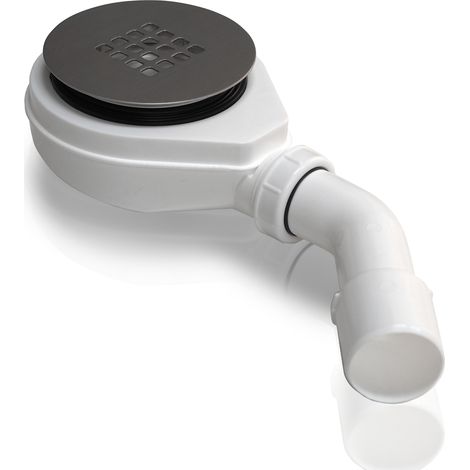Ablaufgarnitur Set für Duschwanne Duschtasse Ø 90 mm Bad Duschabfluss Siphon mit Abdeckung TYP 3