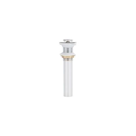 Tapón de desagüe para lavabo galvanizado. Equipo de baño galvanizado sin fugas (electropulsión sin orificios).