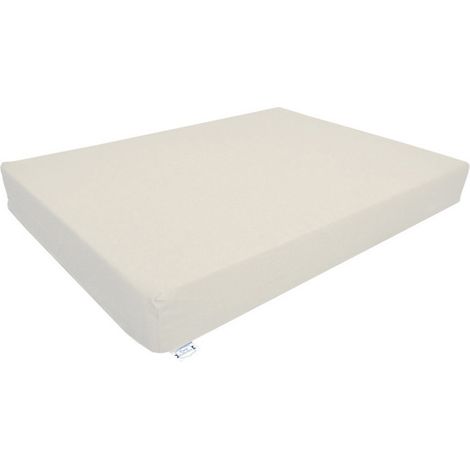 Cojín Asiento para Palets 80 x 120 cm Dralón Blanco