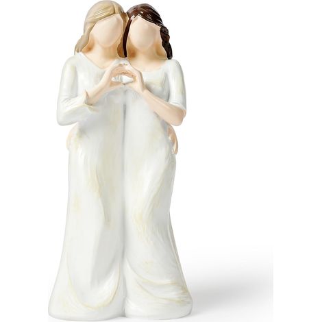 Engelsfigur, Engelstatue aus Kunstharz, Schutzengel-Dekoration, für Thanksgiving, Weihnachten, als Wohnaccessoire, Erinnerungsgeschenk, 24 x 13 x 8 cm