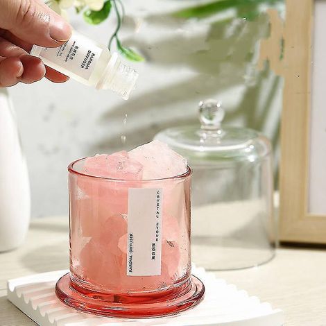Aromadiffusor aus Kristallstein zum günstigen Großhandelspreis, flammenlos, für Aromatherapie, ätherische Öle, Räucherstäbchen, Duftdekorationen, Geschenk (1/4)