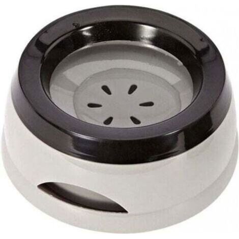 1pc Bol pour chien Anti-déversement bol d'eau pour chien, gris, bol distributeur d'alimentation lente adapté à la maison et aux vo