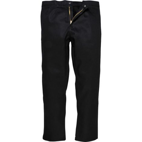 Pantalón de trabajo protección contra el calor Bizweld, Regular BZ30 M Negro