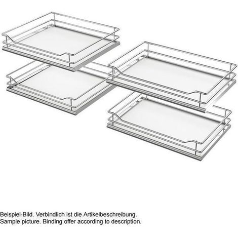 Vauth-Sagel COR Fold Premea Korb-Set, für 45 cm Tür, silberfarben/grau (1/2)
