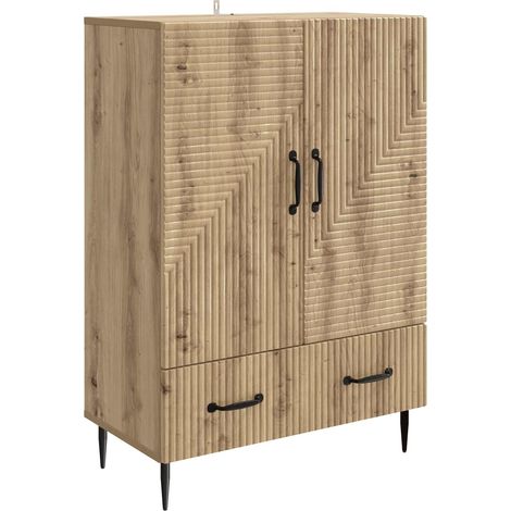 Sideboard Artisan Oak 66 x 34.5 x 95 cm Engineered Wood vidaXL