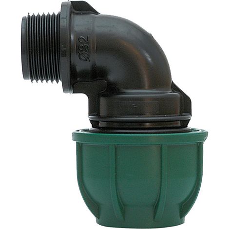 20PZ GOMITO A 90° CON DERIVAZIONE MASCHIO ø16 x 1/2 - PN 10