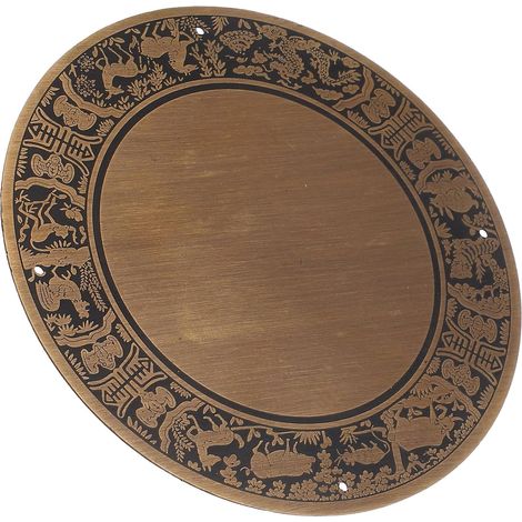 Plateau en cuivre pour buffet, style antique et classique chinois (1/5)