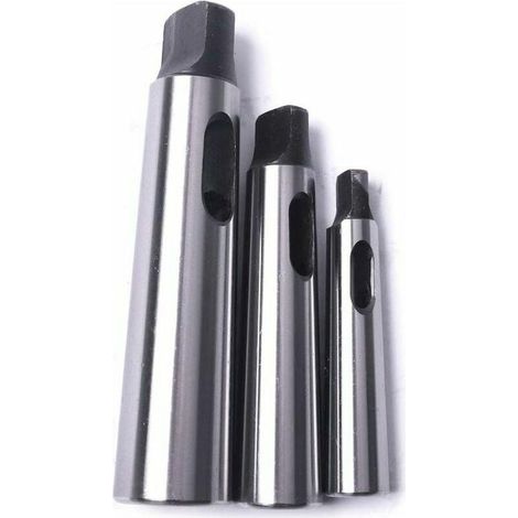 Cône Morse douille de perçage Réduction adaptateur pour tour de fraisage (MT1 à MT2, MT3 à MT2, MT3 à MT4,3pcs) (1/5)