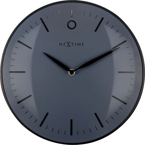 Nextime Funk-Wanduhr Small Glamour Ø 30 cm anthrazit Standard Wanduhr (1/3)