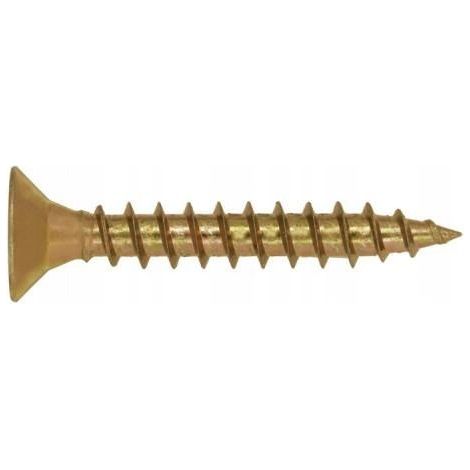 Vite conica per legno con filettatura completa 40 pz 4x16 Marcopol