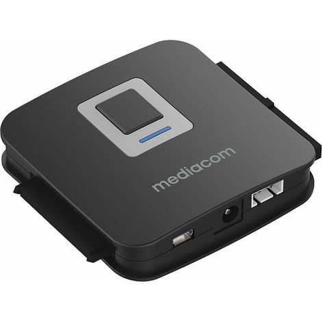 Mediacom MD-S403 caja para disco duro externo Caja de disco duro (HDD) Negro 2.5/3.5" (1/2)