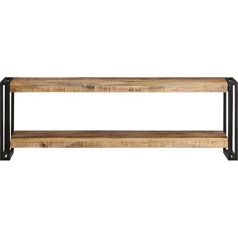 Maison Exclusive - TV-Schrank 120x30x40 cm Raues Mangoholz (1/5)