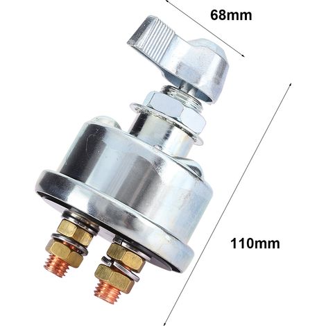 125A 8-60V Kfz-Batterietrennschalter, Isolator, Hauptanschluss, Netzschalter für 12V/24V Schiffs-, LKW- und Autobatterien (1/4)