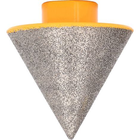 Diamond chamfering cutter for milling granite, enlarging existing holes 5/8 in - 11 50 mm (1/5)