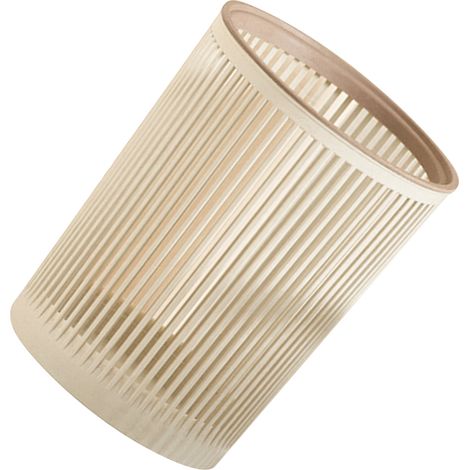 Poubelle creuse seau sanitaire ménager corbeille à papier blanche grande capacité résistante à l'usure bureau salon (1/5)