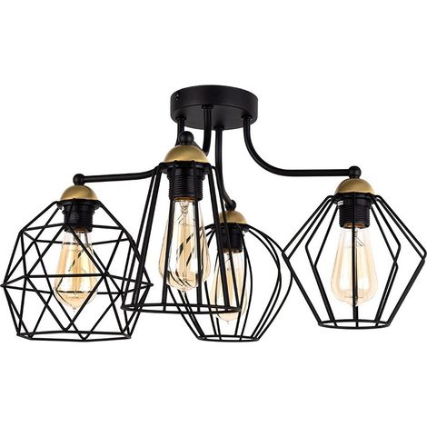 Plafonnier Galaxy en laiton 2715 TK Lighting