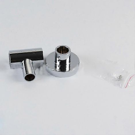 Support mural fixe pour tube de douche 25 mm en ABS, accessoire de douche et de salle de bain, compatible avec différentes configurations de salle de bain DED (1/5)