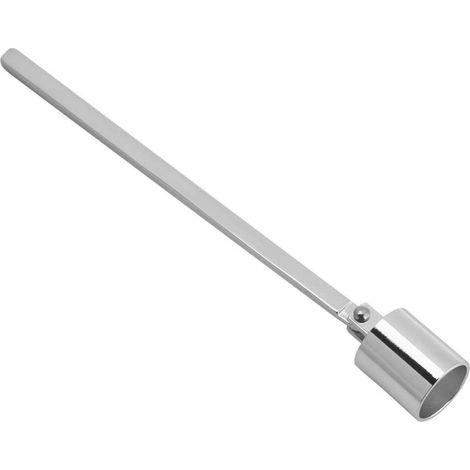 1 Bougeoir, Acier inoxydable, Articulé, Manche ergonomique, Diamètre 2,2 cm, Pour maison et hôtel (1/5)