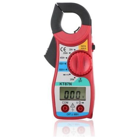 Multimètre testeur pince ampèremétrique numérique, ampèremètre à pince, laboratoire DC/AC pour test de diode de capacité de tension test de fréquence de résistance (1/5)