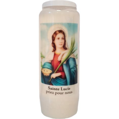 Bougie Sainte Lucie neuvaine