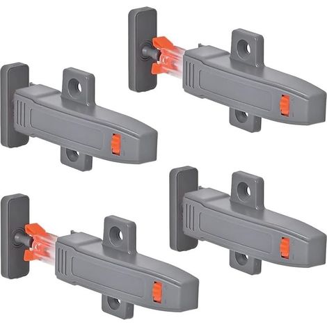Panneau de porte placard autobloquant, à rebond et réglable (1/5)