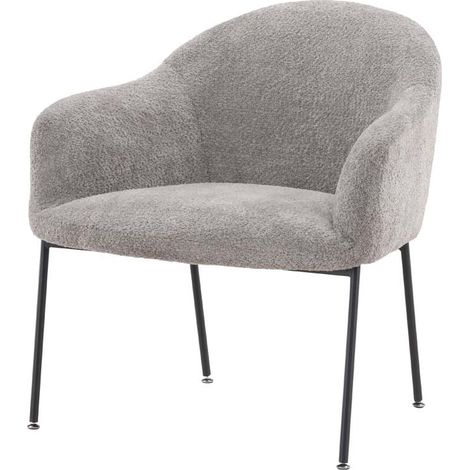 Catania fauteuil gris clair. (1/5)