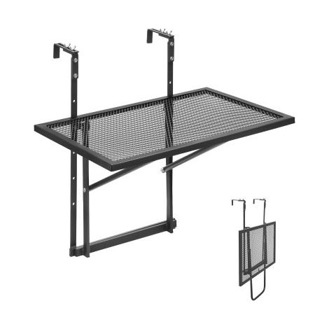 Table Suspendue Balcon - 610 x 530 x 590 mm Table de Bar Pliante (1/5)