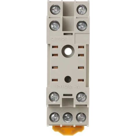 Zoccolo plastica per relè MY2 marca Omron codice OMRPYF08ANBYOMZ168