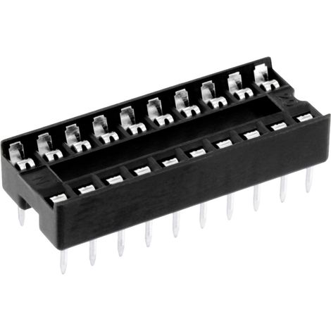 Connfly DS1009-20AT1NX-0A2  IC-Fassung Rastermaß: 2.54 mm Polzahl: 20  1 St. Tube (1/2)