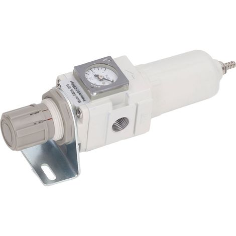 Filtre à air, régulateur de pression, raccords de tuyauterie G1/4 pour compresseur, outils et accessoires avec support (1/5)