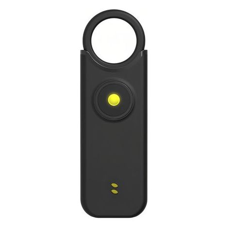 Porte-clés d'alarme de sécurité puissant avec volume de 135 dB, portable, rechargeable, indication de batterie faible, lumière LED clignotante, alarme d'urgence personnelle pour femmes (1/5)