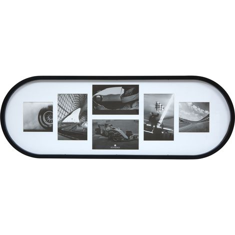 Cadre multiple pour 6 photos ALICE, 25 x 70 x 2 cm, en verre (1/5)