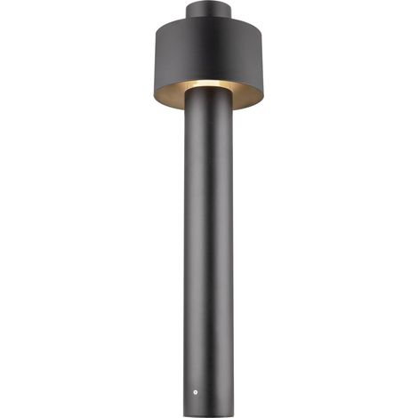 Borne PHOTONI CYL 75 extérieur cylindrique noir E27 13W IP65 bord de mer - SLV - 1008193 (1/3)